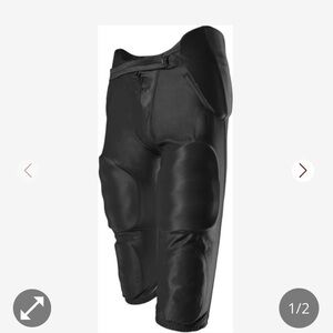 Cramer Protective apparel Pad Football Game Pants, Black, Youth Large